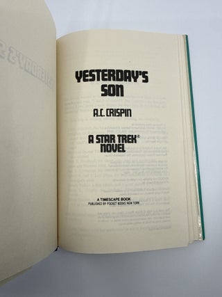 Yesterday's Son: A Star Trek Novel