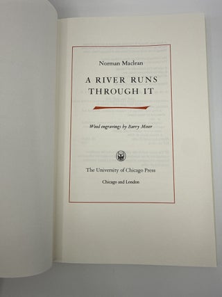 A River Runs Through It [Moser Edition]