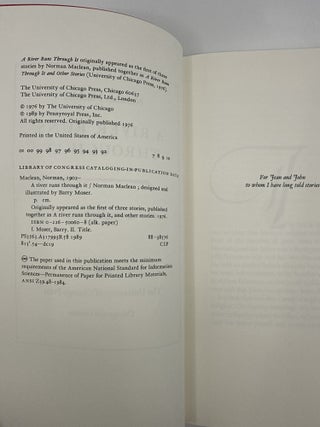 A River Runs Through It [Moser Edition]