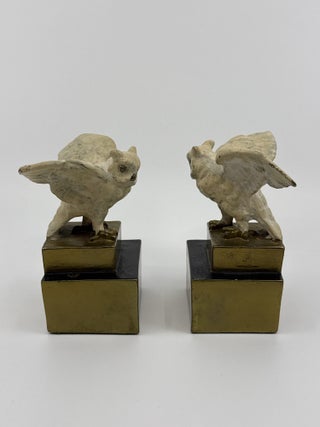 Winged Owl Bookends