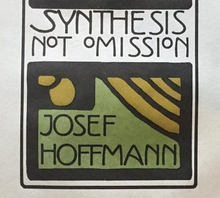 Josef Hoffman "Simplicity" Poster