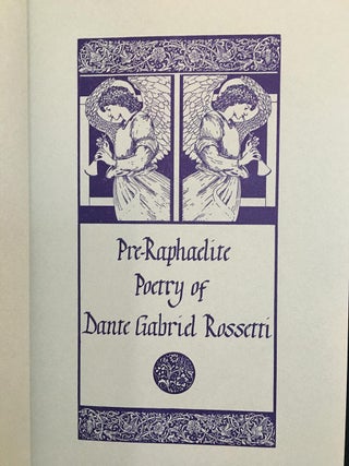The Pre-Raphaelite Poetry of Dante Gabriel Rossetti