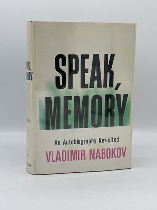 Item #742 Speak, Memory. Vladimir Nabakov